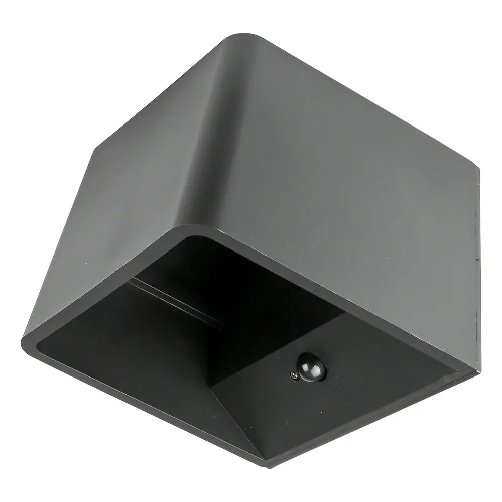 LCB LED Wandlamp oplaadbaar met sensor - 3000K Warm wit licht - 10x10x8cm - Zwart