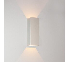 Artdelight designverlichting LED Wandlamp Wit - VEGAS150 - Up and Down - IP65 - 2x 2,3W 2700K - 150MM Artdelight designverlichting LED Wandlamp Wit - VEGAS150 - Up and Down - IP65 - 2x 2,3W 2700K - 150MM