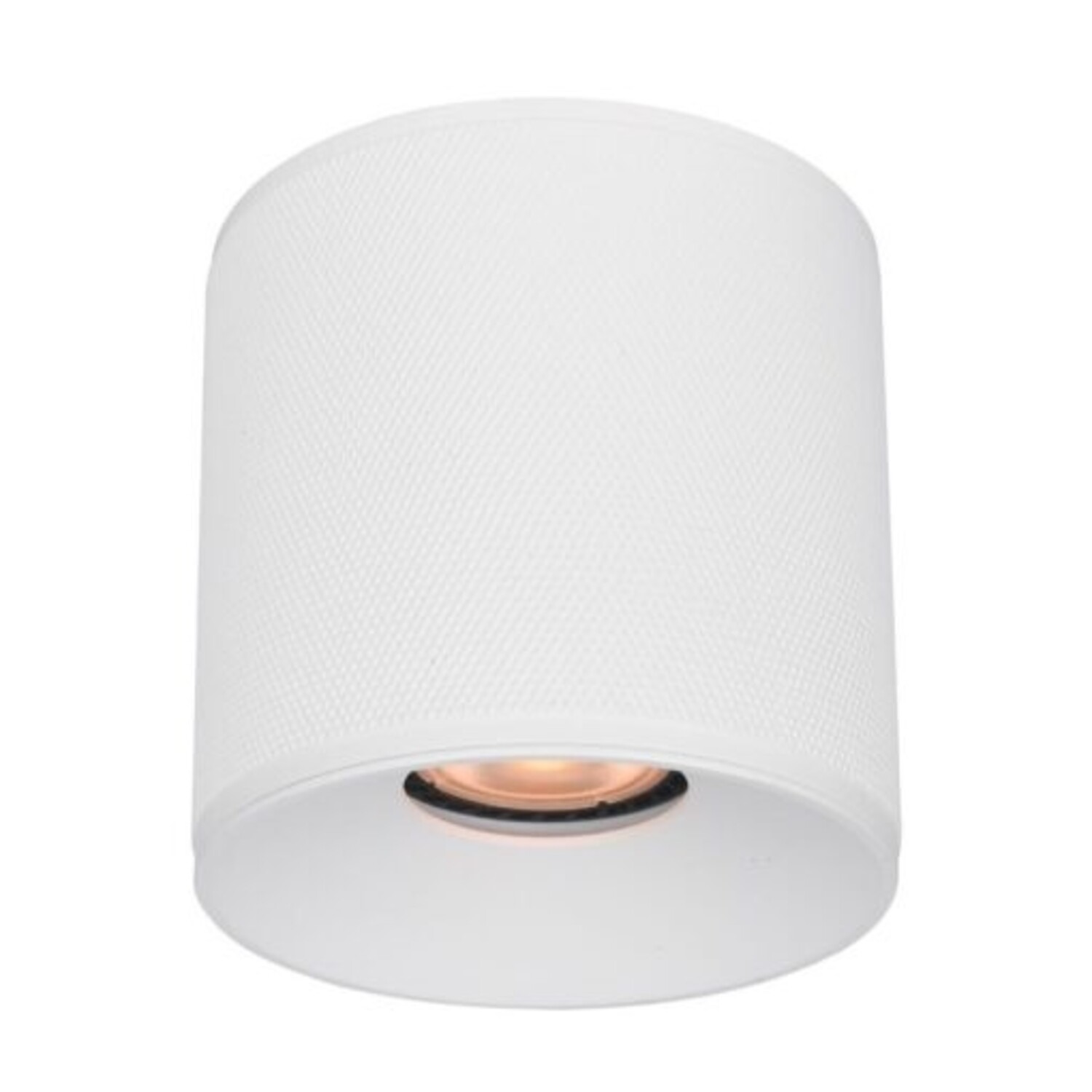 Opbouwspot metaal wit hal keuken woonkamer 9 cm rond E27 eenvoudig Bauhaus design moderne plafondlamp DOWNLIGHT