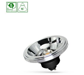 Spectrum LED Spot - GU10 AR111 - 12W vervangt 100W - 4000K helder wit licht - Lichtspreiding 15°