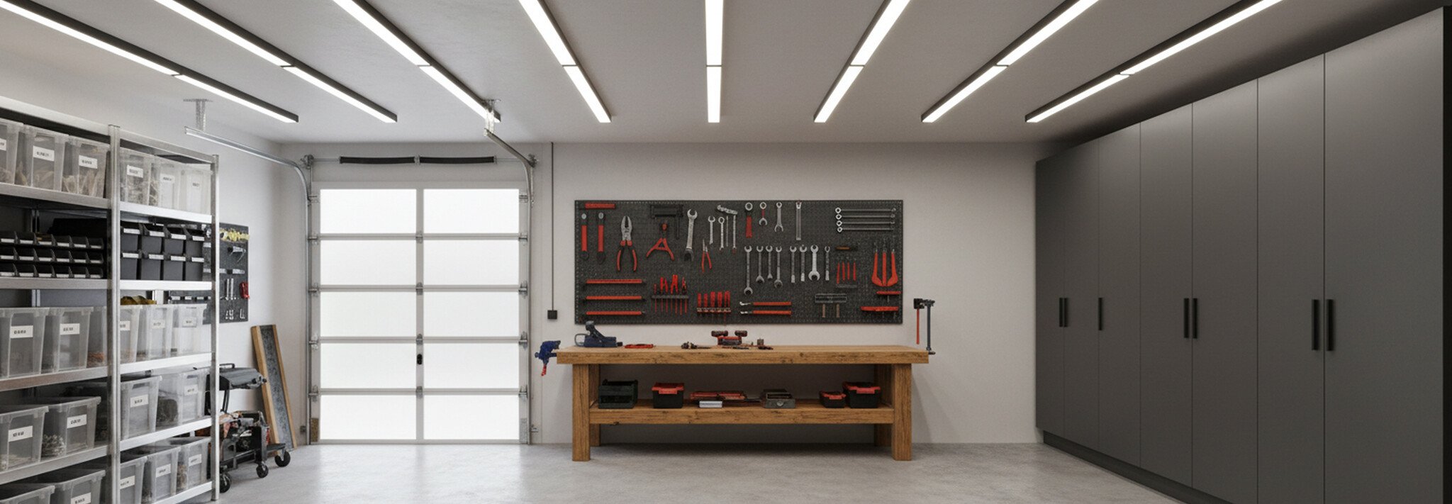 Klaar met die donkere garage? Zo kies je de juiste verlichting