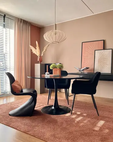 Lucide Hanglamp E27 Lucide Corina Crème Ø50cm - In hoogte verstelbaar | woonkamerverlichting