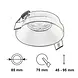 Artdelight Inbouwspot Antiek Brons - MALMO - GU10 Fitting - Rond - Aluminium