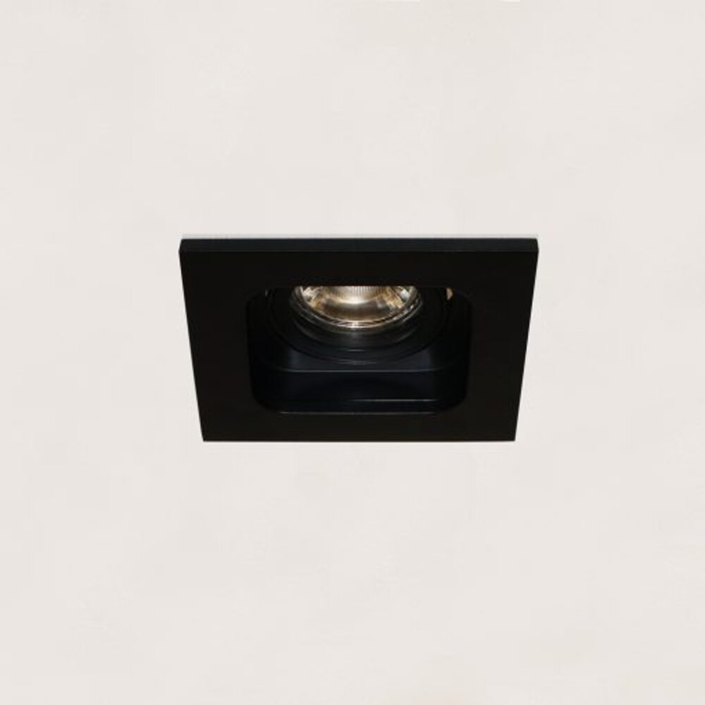 Artdelight Moggio zwarte kantelbare GU10 inbouwspot