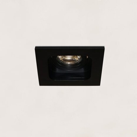 Artdelight designverlichting Moggio zwarte kantelbare GU10 inbouwspot Artdelight designverlichting Moggio zwarte kantelbare GU10 inbouwspot