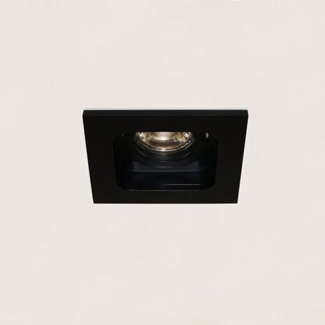 Artdelight Moggio zwarte kantelbare GU10 inbouwspot