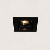 Artdelight designverlichting Moggio zwarte kantelbare GU10 inbouwspot Artdelight designverlichting Moggio zwarte kantelbare GU10 inbouwspot