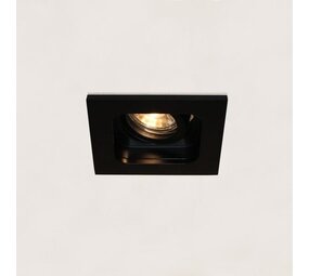 Artdelight Moggio zwarte kantelbare GU10 inbouwspot