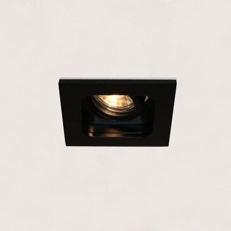 Artdelight Moggio zwarte kantelbare GU10 inbouwspot