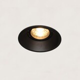 Artdelight Candice zwart GU10 inbouwspot rond