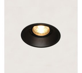 Artdelight designverlichting Candice zwart GU10 inbouwspot rond Artdelight designverlichting Candice zwart GU10 inbouwspot rond