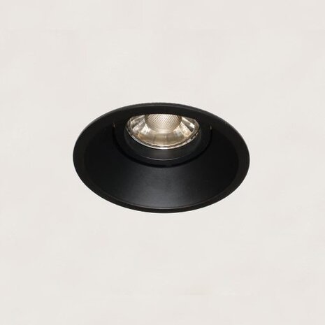 Artdelight Candice zwart GU10 inbouwspot rond