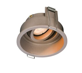 Artdelight Rex ronde GU10 inbouwspot aluminium