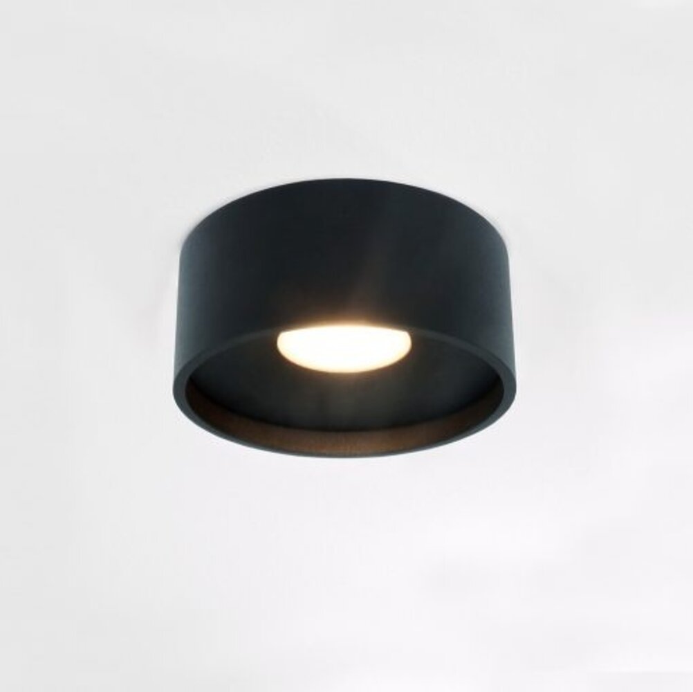 Artdelight designverlichting LED Opbouwspot ORAN - Zwart - 10W 720Lm - 2700K Warm Wit - IP54 | Dimbaar