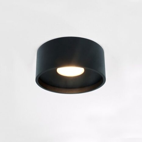 Artdelight designverlichting LED Opbouwspot ORAN - Zwart - 10W 720Lm - 2700K Warm Wit - IP54 | Dimbaar