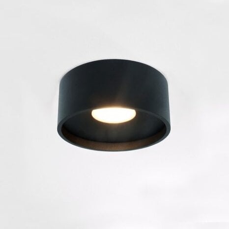 Artdelight Opbouwspot Oran zwart richtbaar GU10