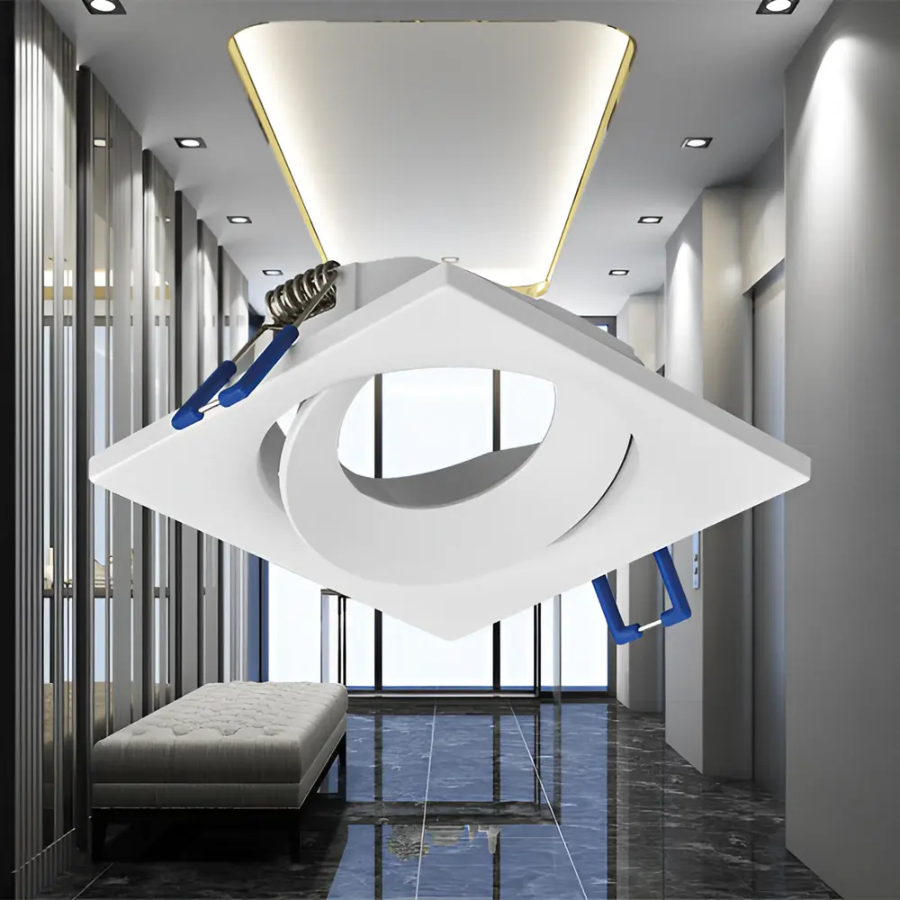 Braytron LED opbouwspot vierkant wit GU10 verstelbaar