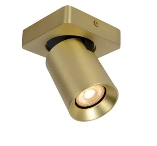 Lucide LED Opbouwspot Nigel Mat Goud GU10 5W 2200K Dimbaar