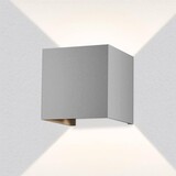 LED Line OP=OP LED Wandlamp Grijs IP54 - 2x3W - Lichtkleur optioneel - verstelbare lichtspreiding LED Line OP=OP LED Wandlamp Grijs IP54 - 2x3W - Lichtkleur optioneel - verstelbare lichtspreiding