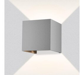 LED Line OP=OP LED Wandlamp Grijs IP54 - 2x3W - Lichtkleur optioneel - verstelbare lichtspreiding LED Line OP=OP LED Wandlamp Grijs IP54 - 2x3W - Lichtkleur optioneel - verstelbare lichtspreiding
