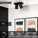 Lucide LED Dubbele Opbouwspot Nigel Zwart GU10 2x5W 2200K Dimbaar Lucide LED Dubbele Opbouwspot Nigel Zwart GU10 2x5W 2200K Dimbaar