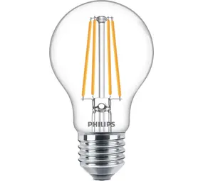 Philips CorePro LED Lamp E27 A60 Helder 8,5W 1055lm 4000K Koel Wit
