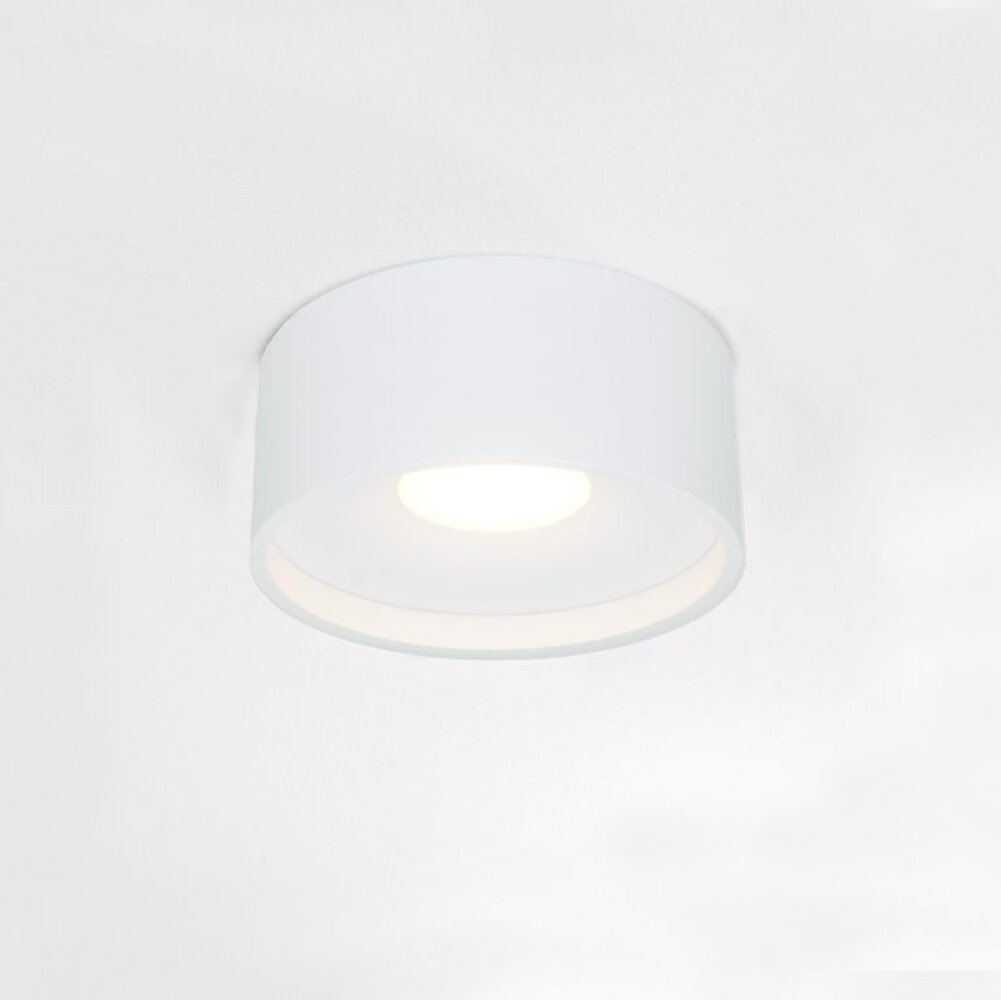 Artdelight designverlichting Plafondspot Dimbaar IP54 - Rond Wit - 10W 720Lm - 2700K 927 Warm Wit | Triac Dimbaar - Aluminium