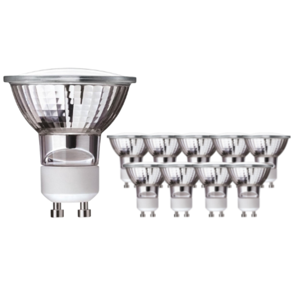 LED Line Voordeelpak 10 stuks - GU10 LED spot - 1W vervangt 10W - 2700K warm wit licht - 36° lichtspreiding
