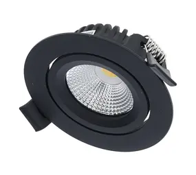 LCB LED Inbouwspot - 6W DIM - 2000-3000K Dim to Warm - Zaagmaat 74mm - Buitenmaat 90mm - IP44 LCB LED Inbouwspot - 6W DIM - 2000-3000K Dim to Warm - Zaagmaat 74mm - Buitenmaat 90mm - IP44