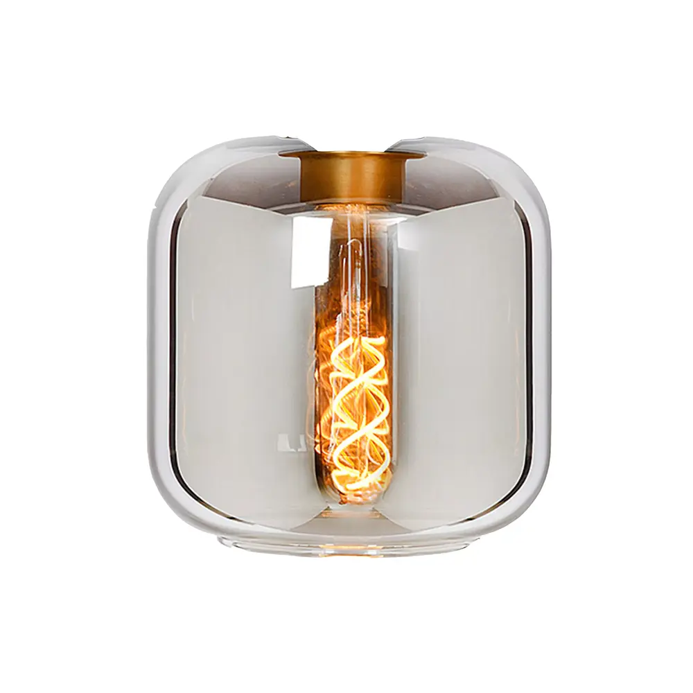 Lucide Lucide JOANET - Glas - Ø 16 cm - Fumé Lucide Lucide JOANET - Glas - Ø 16 cm - Fumé