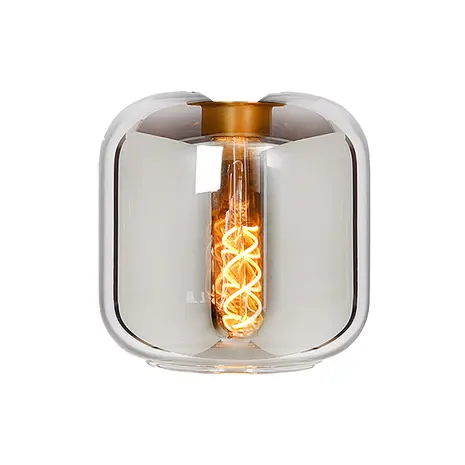 Lucide Lucide JOANET - Glas - Ø 16 cm - Fumé Lucide Lucide JOANET - Glas - Ø 16 cm - Fumé
