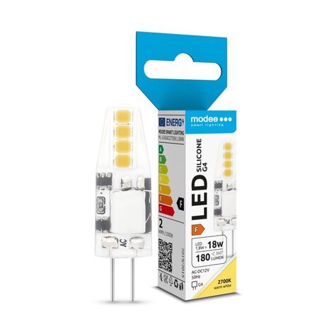 Modee LED G4 - 1.8W 180lm - 2700K warm wit licht - 12V AC/DC