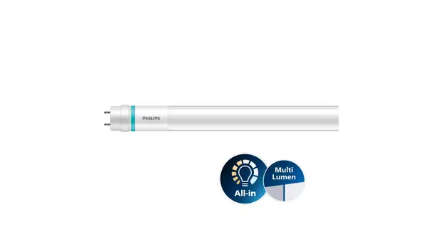 Philips Philips MASTER Value LED Buis T8 - 13.1/15.5W 2100/2500Lm - 6500K 865 Daglicht | 120CM - Multi Lumen - Vervangt 36W Philips Philips MASTER Value LED Buis T8 - 13.1/15.5W 2100/2500Lm - 6500K 865 Daglicht | 120CM - Multi Lumen - Vervangt 36W