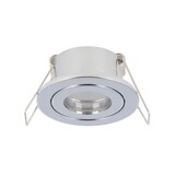LED Line OP=OP LED inbouwspot chrome rond - Waterdicht IP44 - zaagmaat 40mm - buitenmaat 55mm