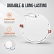 LCB LED Dimbare inbouwspot rond aluminium - 12W vervangt 100W - zaagmaat 155mm - 4000K helder wit licht LCB LED Dimbare inbouwspot rond aluminium - 12W vervangt 100W - zaagmaat 155mm - 4000K helder wit licht