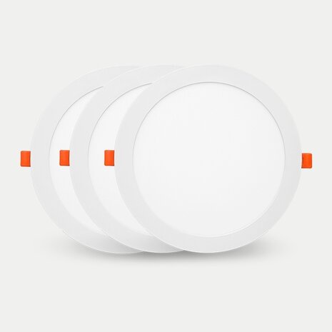 LCB LED Dimbare inbouwspot rond aluminium - 12W vervangt 100W - zaagmaat 155mm - 4000K helder wit licht LCB LED Dimbare inbouwspot rond aluminium - 12W vervangt 100W - zaagmaat 155mm - 4000K helder wit licht