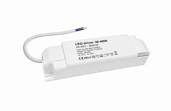LCB LED driver 36-40W – voor LED panelen 36–42V – 230V aansluiting LCB LED driver 36-40W – voor LED panelen 36–42V – 230V aansluiting