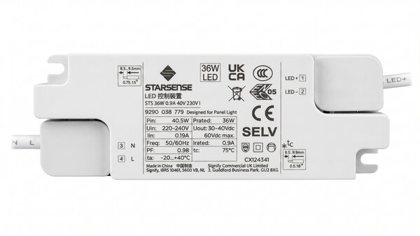 LCB LED driver 36-40W – voor LED panelen 36–42V – 230V aansluiting LCB LED driver 36-40W – voor LED panelen 36–42V – 230V aansluiting
