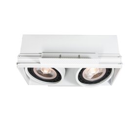 Lucide OP=OP TRIMLESS - Inbouwspot - 2xGU10 - Wit