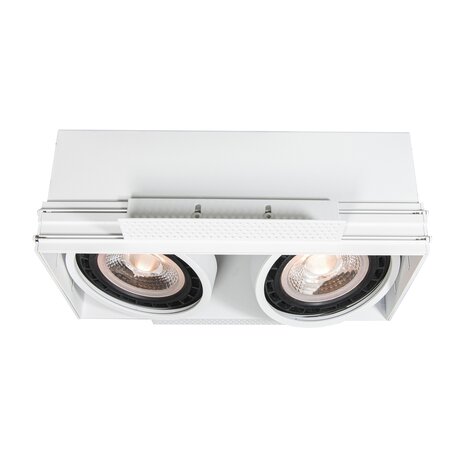 Lucide OP=OP TRIMLESS - Inbouwspot - 2xGU10 - Wit Lucide OP=OP TRIMLESS - Inbouwspot - 2xGU10 - Wit