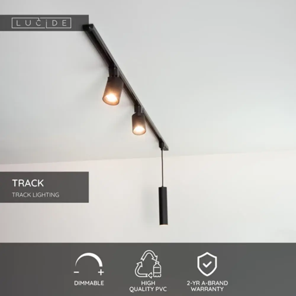 Lucide OP=OP TRACK 1M Opbouwrail-Zwart Lucide OP=OP TRACK 1M Opbouwrail-Zwart