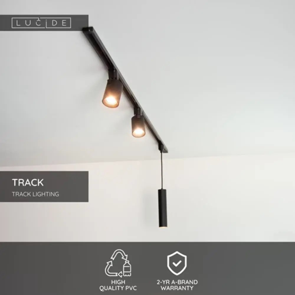 Lucide OP=OP TRACK 2x Eindkap-Zwart Lucide OP=OP TRACK 2x Eindkap-Zwart