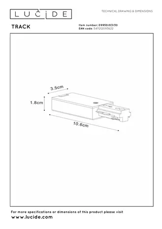 Lucide OP=OP TRACK Startvoeding-Zwart-Enkel Lucide OP=OP TRACK Startvoeding-Zwart-Enkel