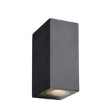 Lucide OP=OP ZORA-LED Wandspot Buiten-Zwart-LED Dimb.-2xGU10-5W