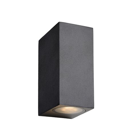Lucide OP=OP ZORA-LED Wandspot Buiten-Zwart-LED Dimb.-2xGU10-5W Lucide OP=OP ZORA-LED Wandspot Buiten-Zwart-LED Dimb.-2xGU10-5W