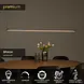Lucide OP=OP Dimbare Bureaulamp Pendel - 150cm - 36W 2450Lm - 2CCT 2700- 4000K 927-940 - BRAGA Donker brons Koffie | Handbewegingssensor Lucide OP=OP Dimbare Bureaulamp Pendel - 150cm - 36W 2450Lm - 2CCT 2700- 4000K 927-940 - BRAGA Donker brons Koffie | Handbewegingssensor