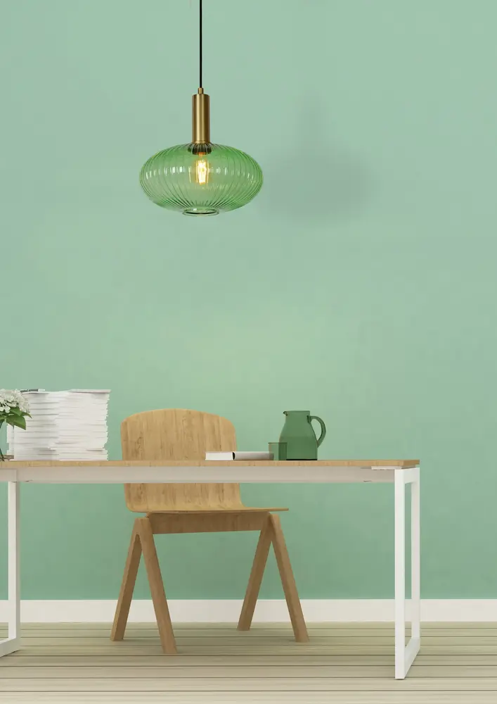Lucide OP=OP MALOTO Hanglamp-Groen-Ø30-1xE27-40W-Glas Lucide OP=OP MALOTO Hanglamp-Groen-Ø30-1xE27-40W-Glas