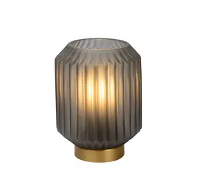 Lucide OP=OP SUENO Tafellamp-Grijs-Ø13-1xE14-40W-Glas