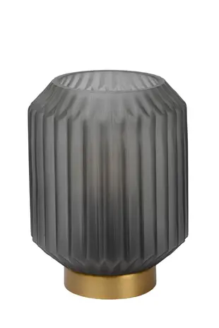 Lucide OP=OP SUENO Tafellamp-Grijs-Ø13-1xE14-40W-Glas