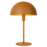 Lucide OP=OP SIEMON Tafellamp-Okerge.-Ø25-1xE14-25W-Staal